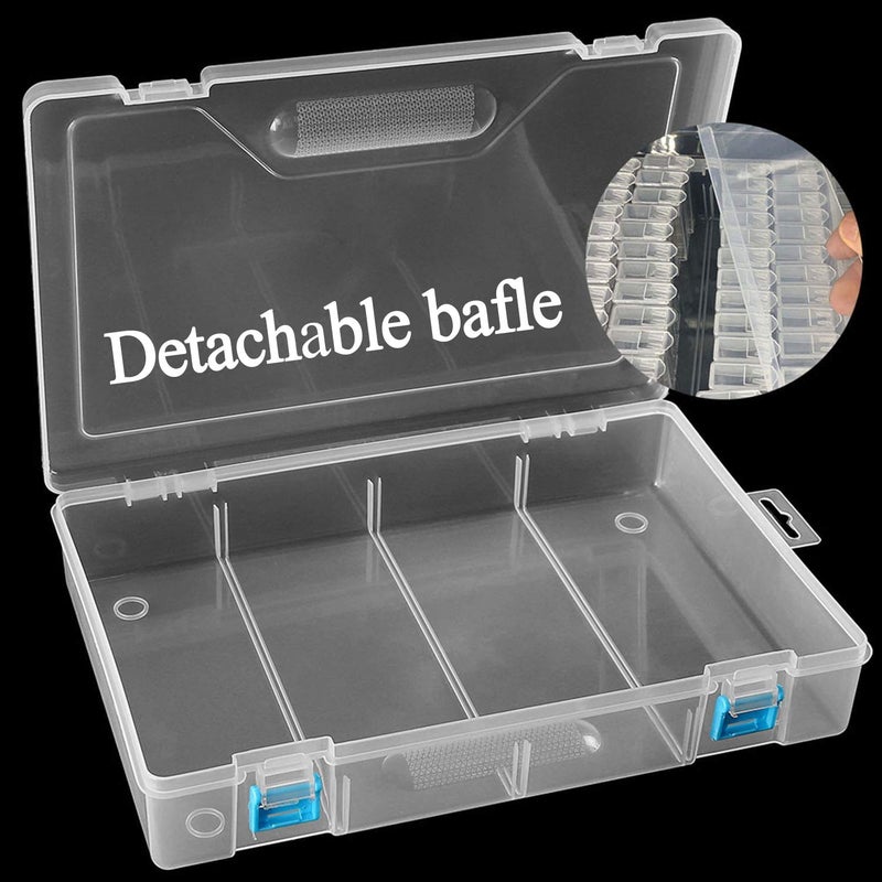 ARTDOT 64Jars Storage Containers for Diamond Art Kits,Portable Storage Organizer for Diamond Painting Accessories and Tools - Image 2